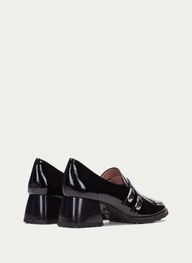 chaussures chaussures-à-boucles marsella noir - hispanitas