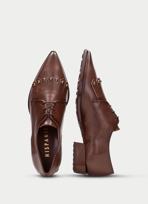 zapatos planos turin hazelnut