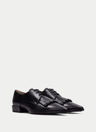 zapatos zapatos planos turin negro - hispanitas