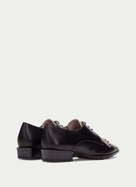 zapatos zapatos planos turin negro-python - hispanitas
