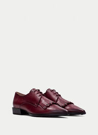 zapatos zapatos planos turin vino - hispanitas