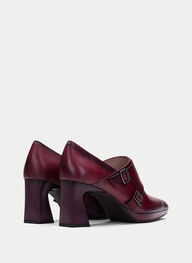 zapatos zapatos tacón atlanta vino - hispanitas
