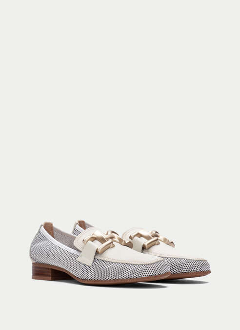 mocasin kenia blanche