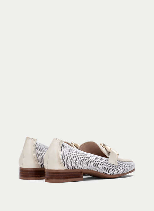 mocasin kenia blanche
