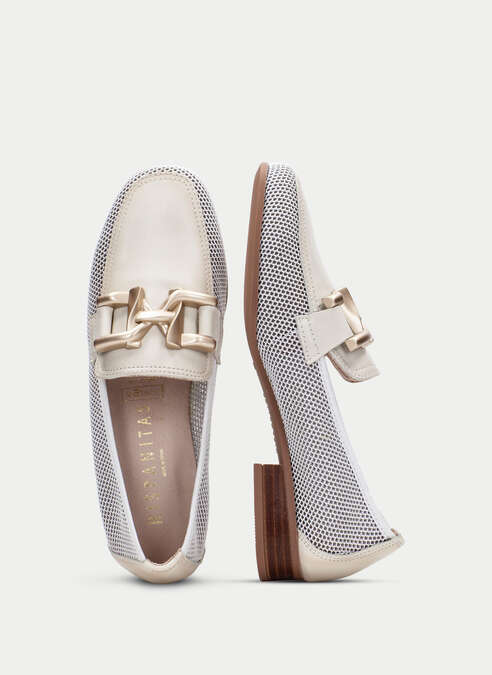 mocasin kenia blanche