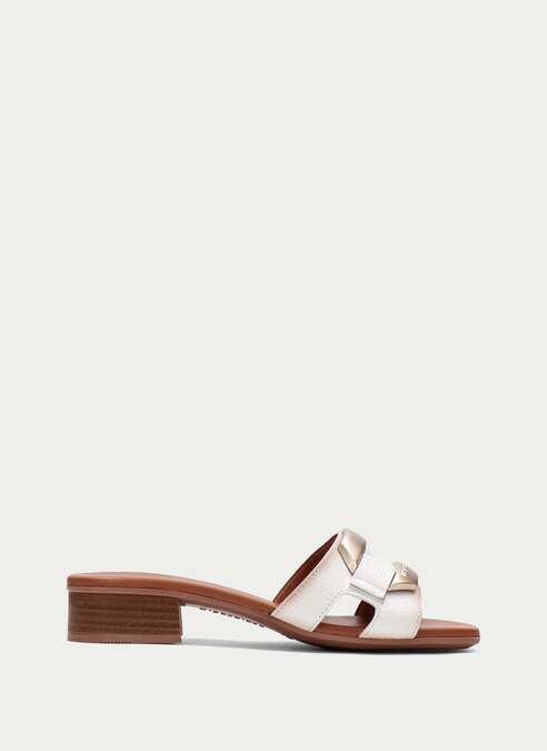 sandalias planas lara blanche