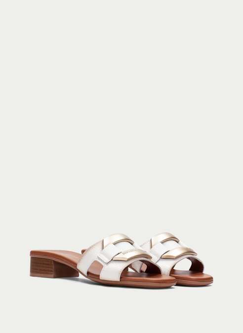 sandalias planas lara blanche
