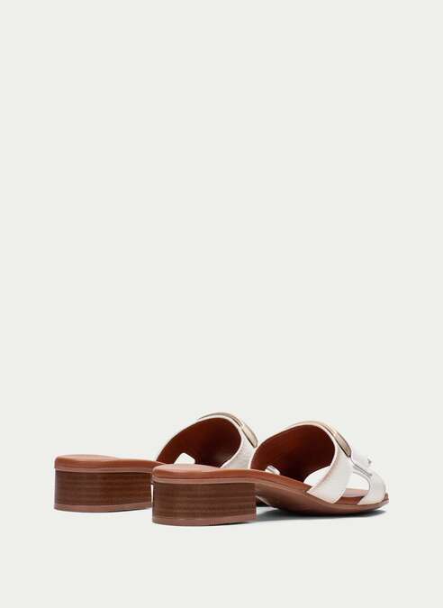 sandalias planas lara blanche