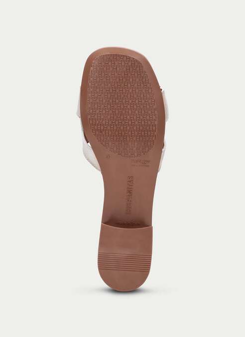 sandalias planas lara blanche