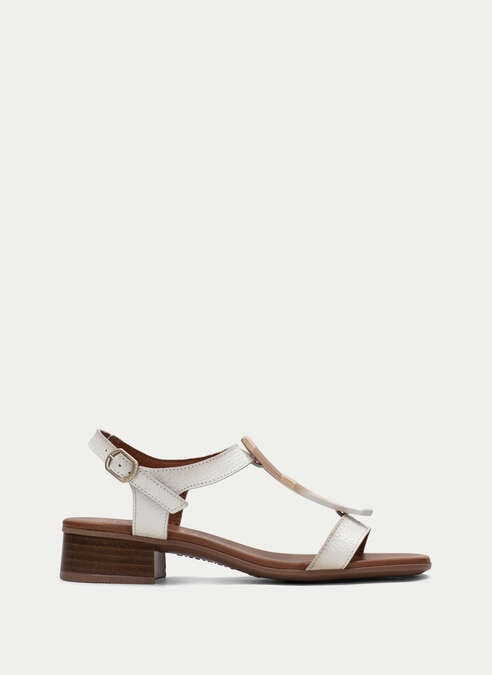 sandalias planas lara blanche