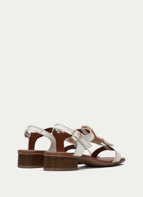 sandalias planas lara blanche