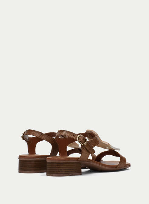 sandalias planas lara tan