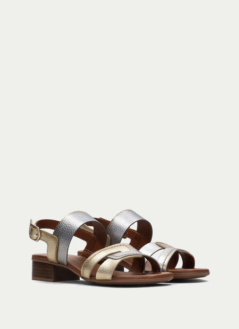 sandalias planas lara metals