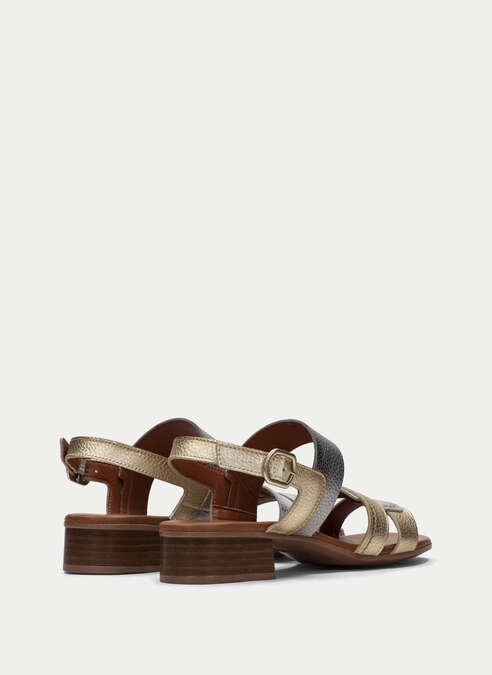 sandalias planas lara metals
