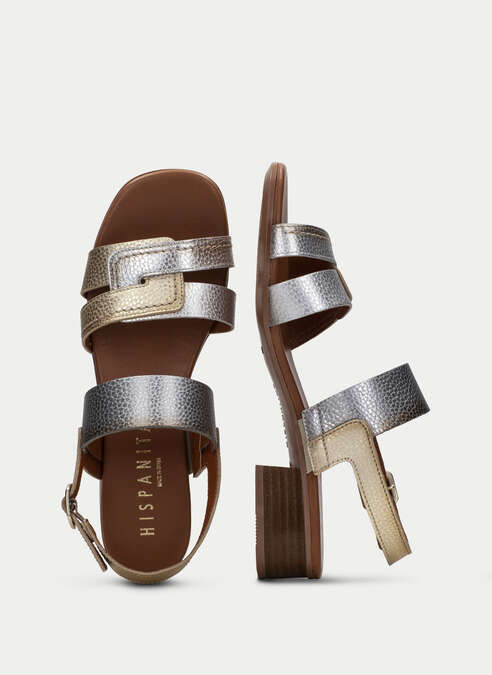 sandalias planas lara metals