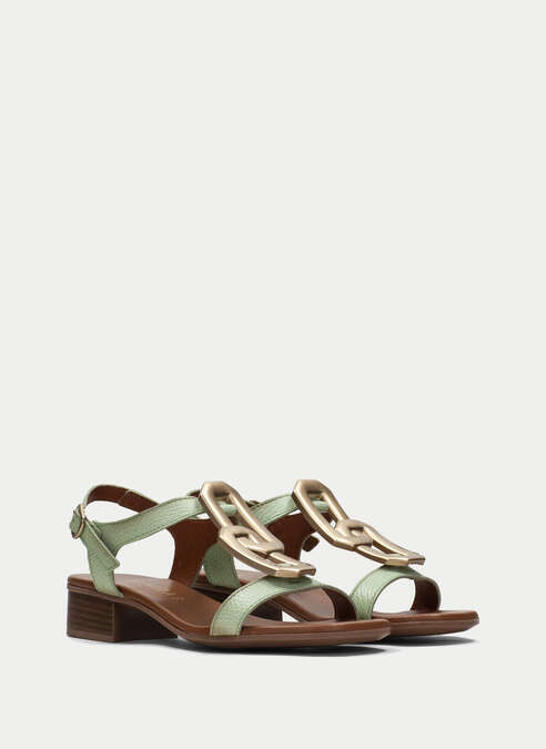 sandalias planas lara mint