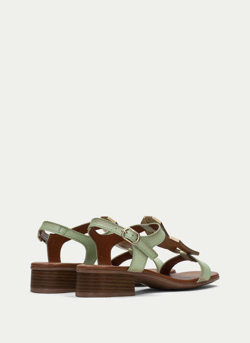 sandalias planas lara mint