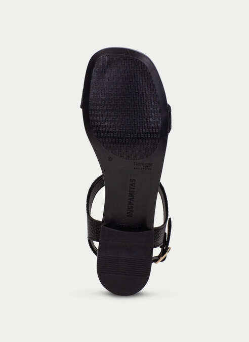 sandalias planas lara noir