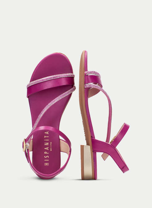 sandalias planas lena orchid