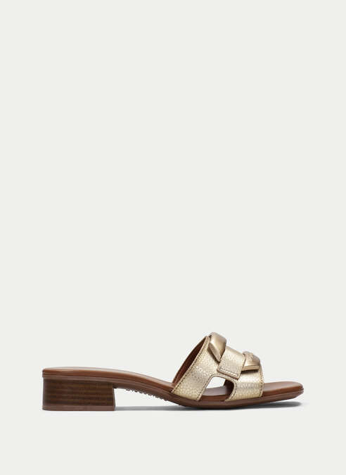 sandalias planas lara platinum