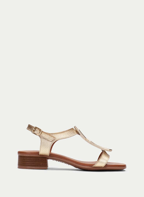 sandalias planas lara platine