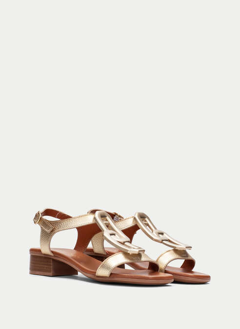 sandalias planas lara platine