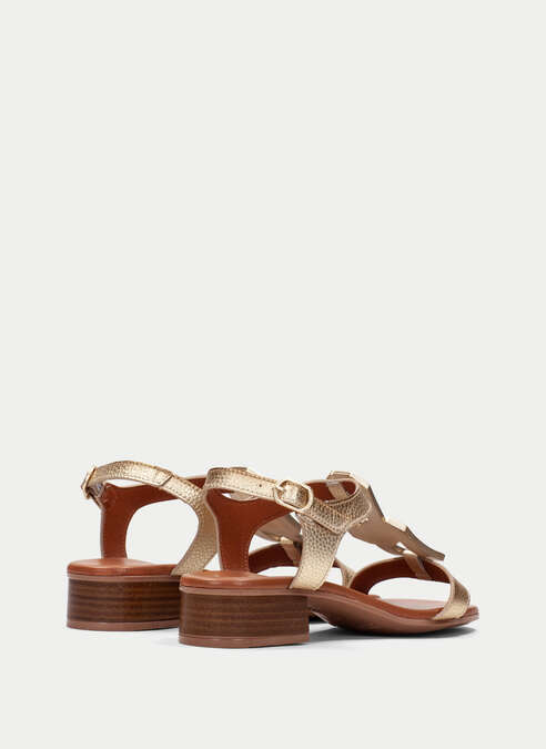 sandalias planas lara platine