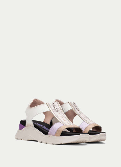 sandalias sport grazia blanche-camel-lavander