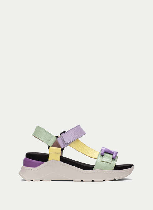 Sandalias CHV232810 MINT-LEMON-LAVANDA ZAPATOS 47025 ®️