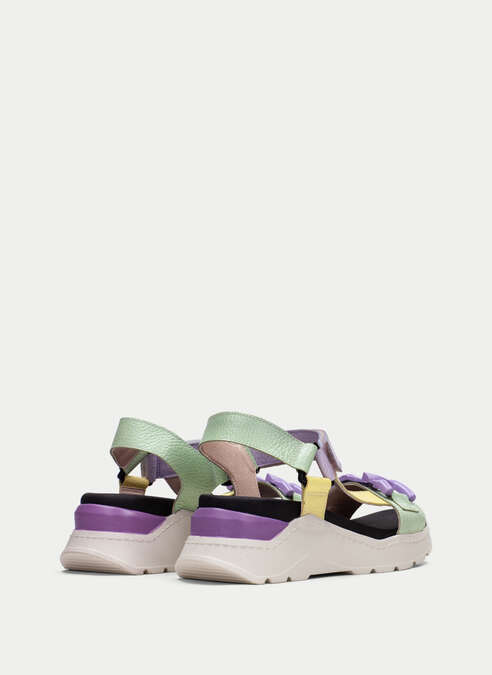 sandalias sport grazia mint-lemon-lavanda