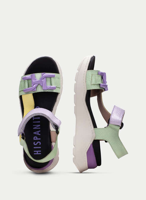 sandalias sport grazia mint-lemon-lavanda