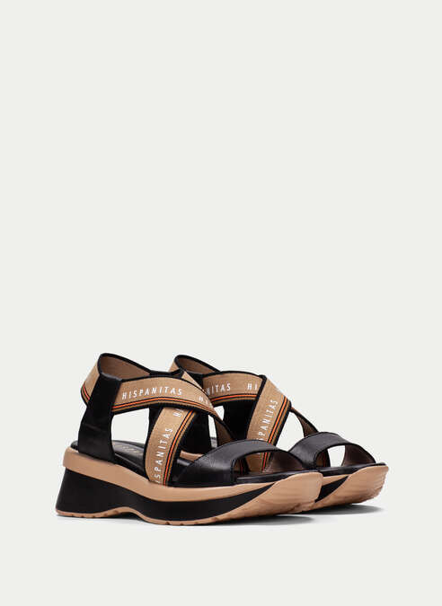 sandalias sport congo noir-camel