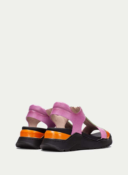 sandalias sport grazia rose-papaye-lime