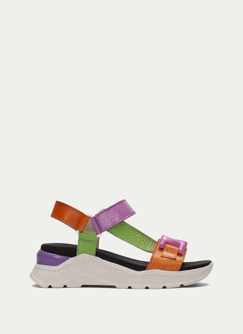 sandalias sport grazia pink-papaya-lima
