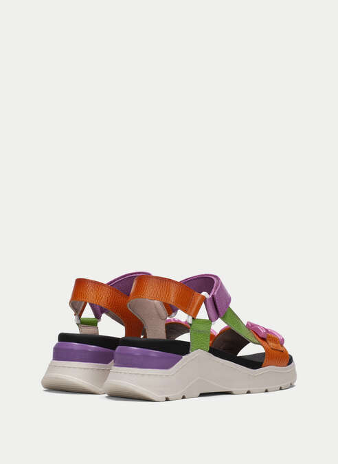 sandalias sport grazia pink-papaya-lima