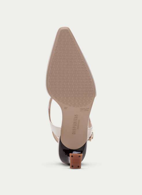 t-strap dalia blanche