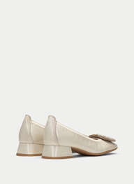outlet bailarina aruba crema - hispanitas