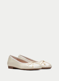 outlet bailarina basil crema - hispanitas