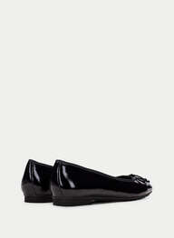outlet bailarina basil negro - hispanitas