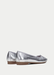 outlet bailarina basil plata - hispanitas