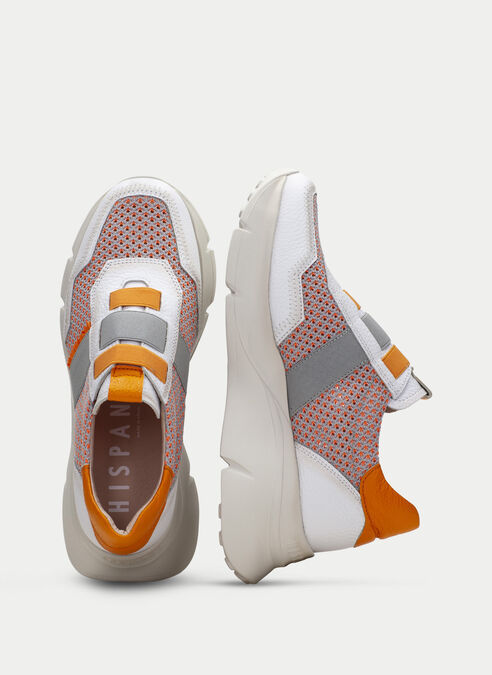 deportivos hawai blanche-orange