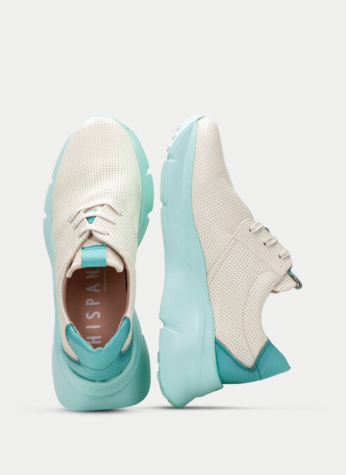 deportivos hawai creme-aquamarine