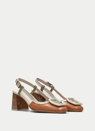outlet talon-decouvert malta aloe-creme-peach - hispanitas
