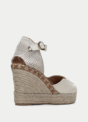 Sandalias Cuña Hispanitas Sofia Mujer Creme Para Detectar Tornillo