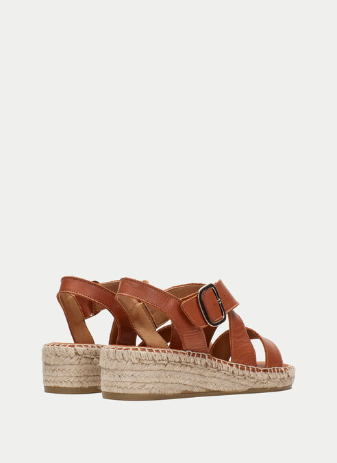 espadrilles yute cuir