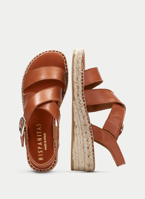 espadrilles yute cuir