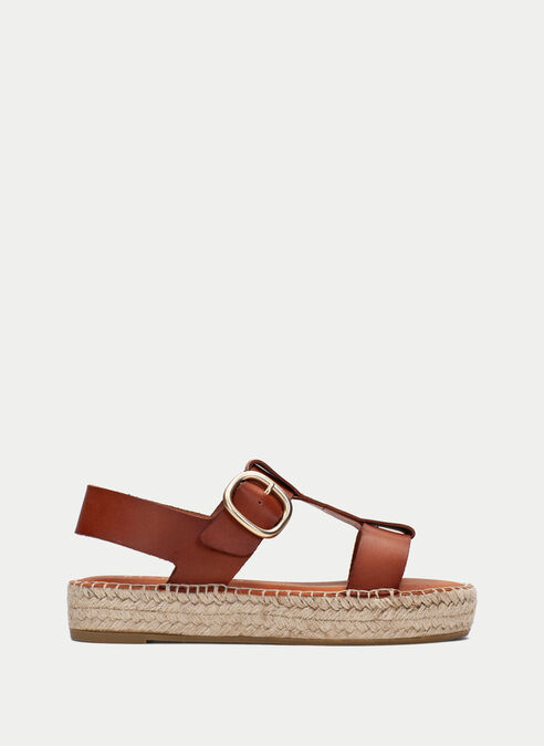 espadrilles yute cuir