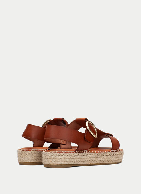 espadrilles yute cuir