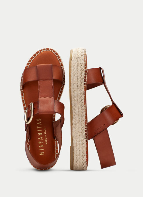 espadrilles yute cuir