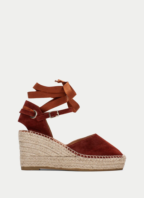 espadrilles yute cuir